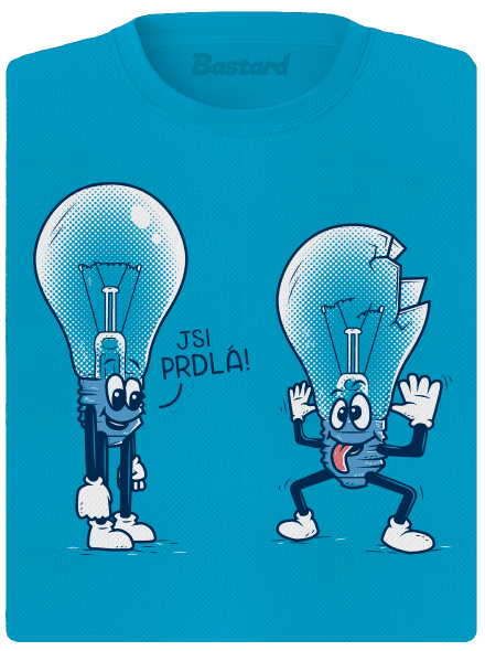 Prdlá dámské sportovní tričko Blue Atol