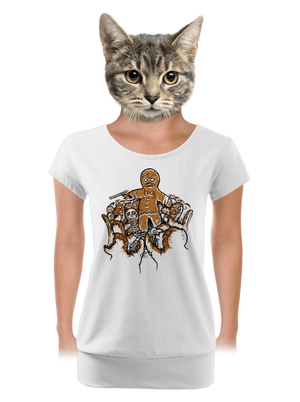 dámské tričko s lemem