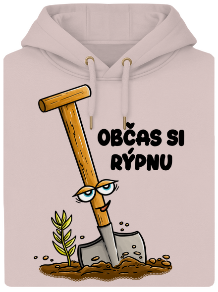 Občas si rýpnu unisex mikina premium Rose Chalk