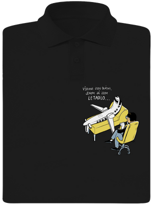 Všichni jsou blázni pánská polokošile Black