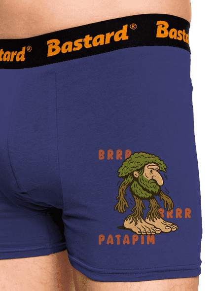 Brrr Brrr Patapim – Italian Brainrot boxerky Blue Navy