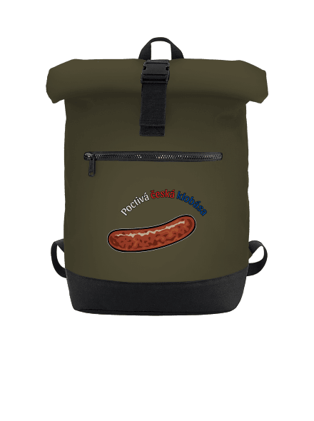 Poctivá buchta a klobása batoh Military Green