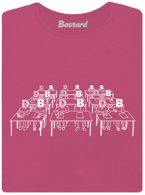 Cimrman: Debil, blbeček dámské tričko s lemem Magenta