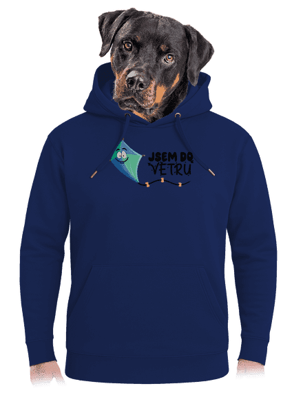 Do větru unisex mikina premium Navy