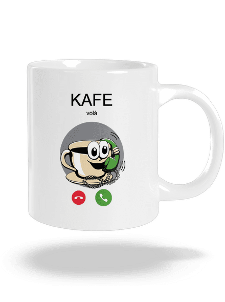 Kafe volá velký hrnek White