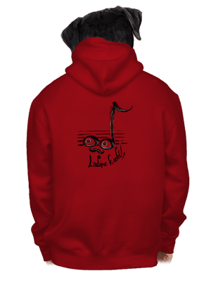 Ladíme k sobě pánská mikina na zip Red