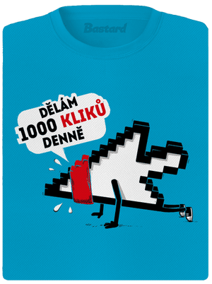 Klikař dámské sportovní tričko Blue Atol