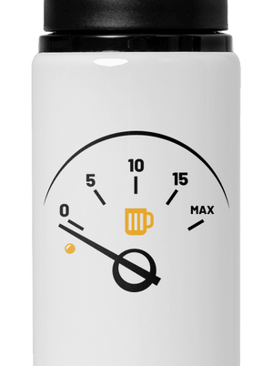 Prázdná nádrž lahev na vodu White