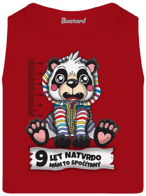 Školní docházka pánské tílko Red