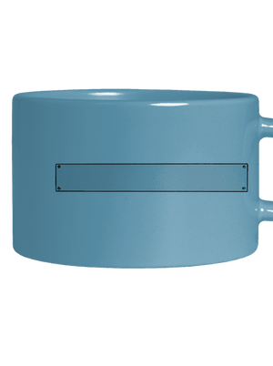 Osobní VIN kód hrnek makronka Blue Macaron