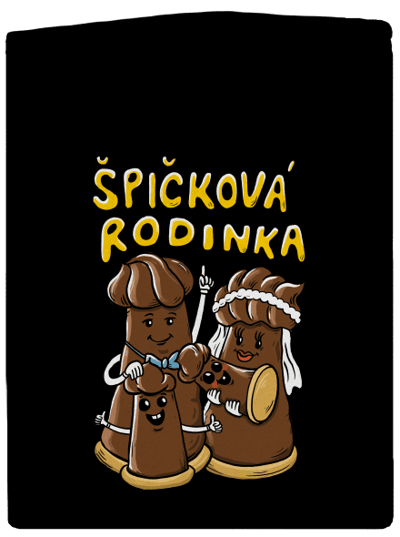 Špičková rodina II dámská mikina na zip Black