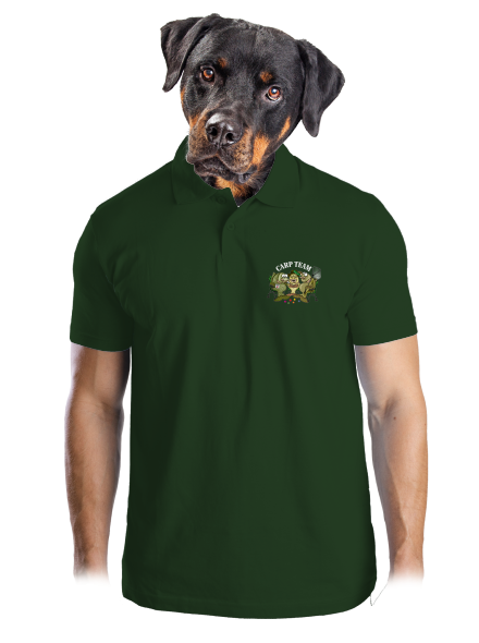Carp Team pánská polokošile Bottle Green Mal
