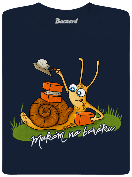 Makám na baráku pánské tričko Navy