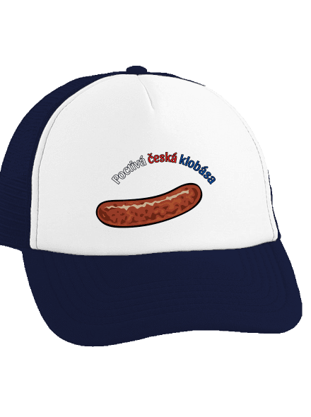 Poctivá buchta a klobása kšiltovka truckerka French Navy cap