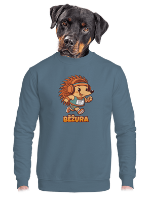 unisex mikina bez kapuce