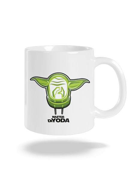Mistr DiYoda klasický hrnek White