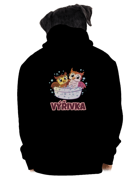 Výřivka pánská mikina na zip Black