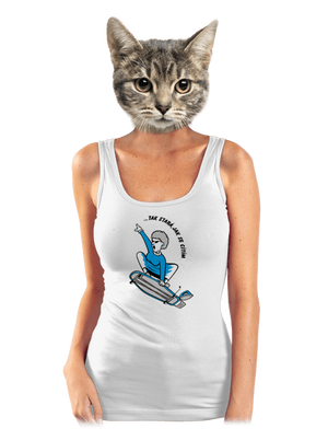 Starý, jak se cítím dámské tílko klasické White