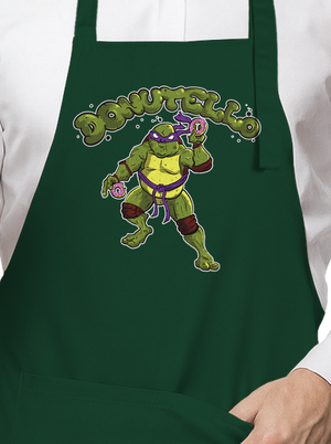 Donutello zástěra Bottle Green