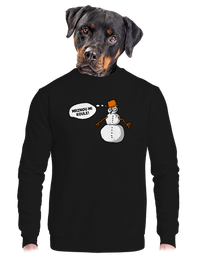 unisex mikina bez kapuce