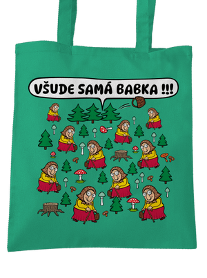 Všude samá babka taška Mint