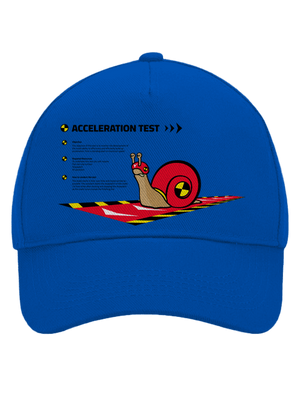 Snail test kšiltovka baseballka Bright Royal