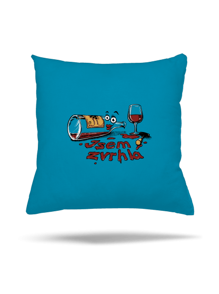 Zvrhlá polštář Blue Turquoise