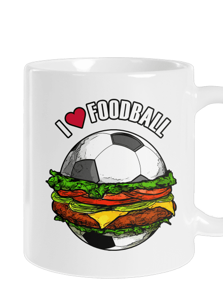 Foodball klasický hrnek White
