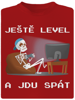 Ještě level pánské sportovní tričko Red Mal