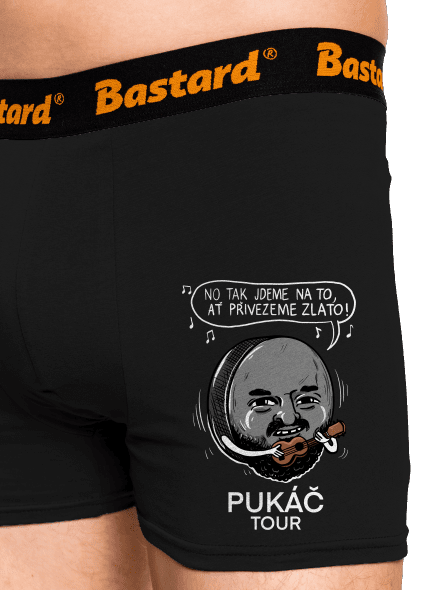 Pukáč tour boxerky Black