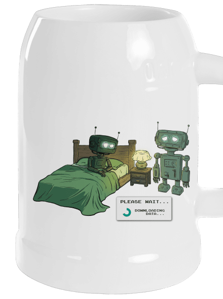 Robotí romantika půllitr White