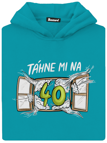 Táhne mi na dětská mikina klokanka Hawaiian Blue