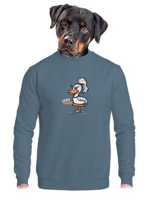 unisex mikina bez kapuce