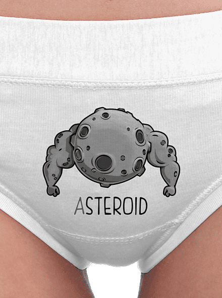 Asteroid dámské kalhotky White