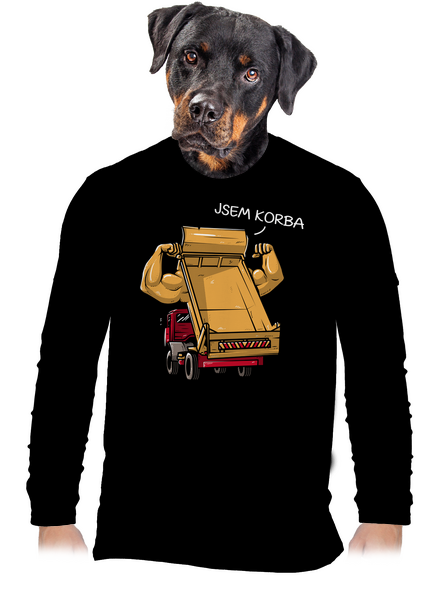 Korba pánské dlouhý rukáv Black