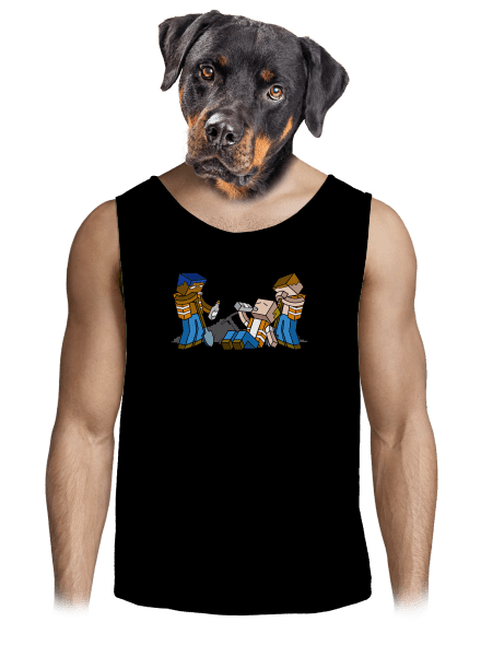 Real Minecraft pánské tílko Black
