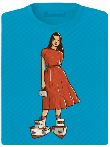 Lodičky dámské sportovní tričko Blue Atol