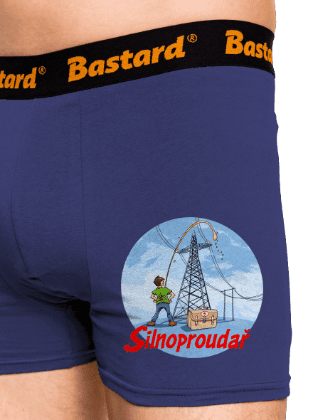 Silnoproudař boxerky Blue Navy