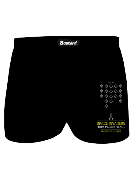 Space Invaders pánské trenky Black