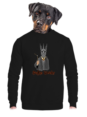 unisex mikina bez kapuce