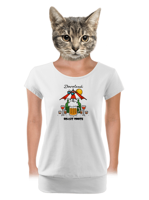 dámské tričko s lemem