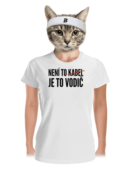 Je to vodič dámské sportovní tričko White