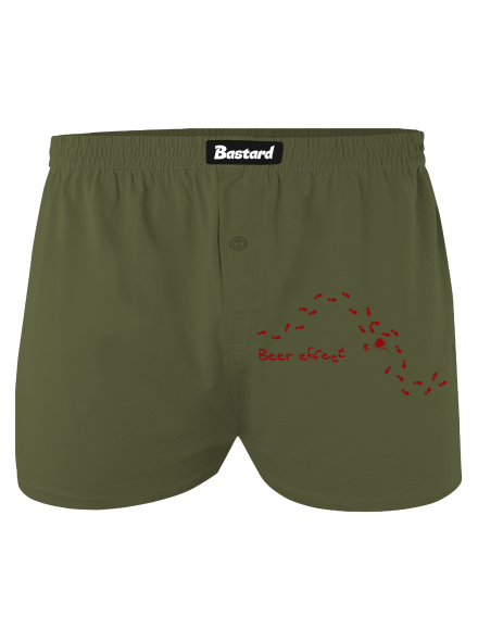Beer effect pánské trenky Khaki