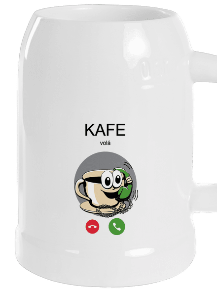 Kafe volá půllitr White
