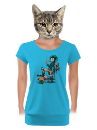 dámské tričko s lemem