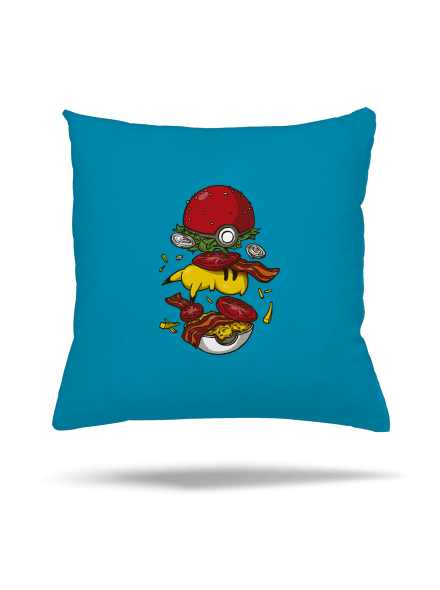 Pokémon burger polštář Blue Turquoise
