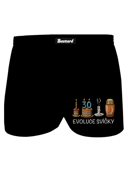 Evoluce svíčky pánské trenky Black