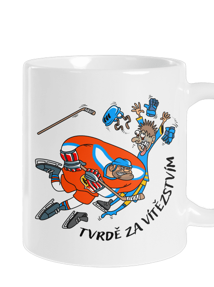 Tvrdě za vítězstvím klasický hrnek White