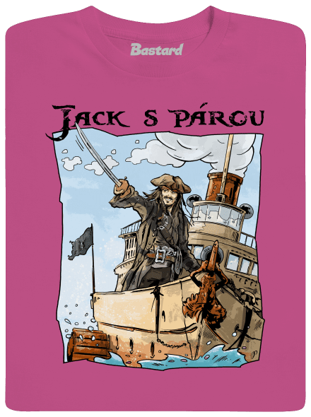 Jack s párou dětské tričko Fuchsia
