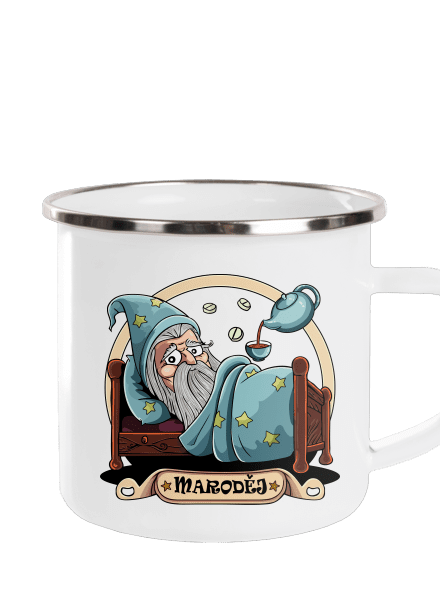 Maroděj plecháček White